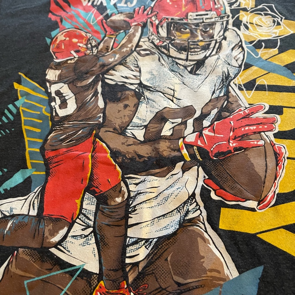 One Of A Kind (Jarvis Landry) Football Shirt! Jarvis Landry Vibrant Artwork View 3